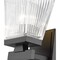 Z-Lite Astor 1 Light Wall Sconce, Matte Black & Clear 1936-1S-MB - alternate 4